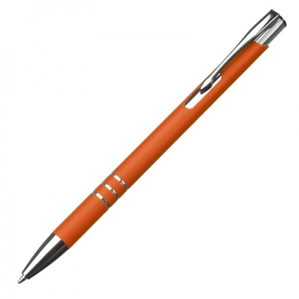 Logo trade promotional giveaways image of: Metal ballpen NEW JERSEY