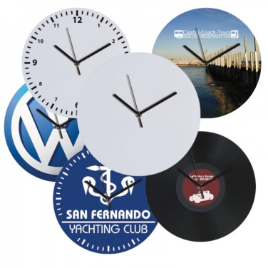 Logo trade advertising products picture of: Wall clock with allover clock face VENICE