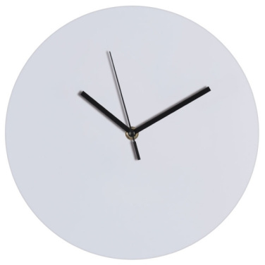 Logo trade promotional merchandise photo of: Wall clock with allover clock face VENICE