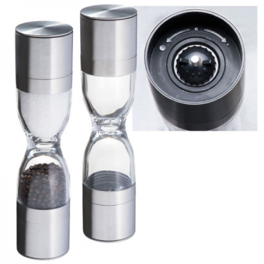 Logo trade advertising products picture of: Salt and pepper mill 2-in-1 ROME