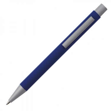 Logo trade promotional gift photo of: Metal ballpen soft touch ABU DHABI