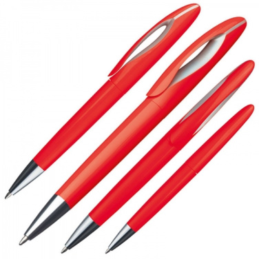 Logo trade promotional giveaway photo of: Plastic ballpen FAIRFIELD