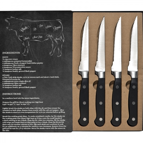 Logotrade business gift image of: Steak knife set LONDON