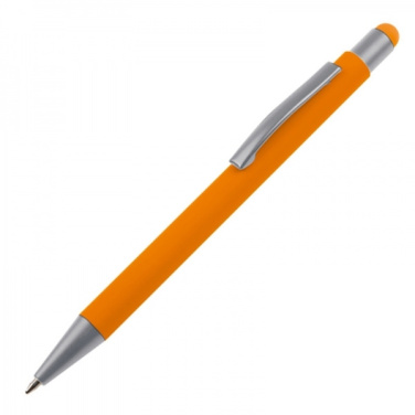 Logo trade promotional items image of: Metal ballpen touch pen soft touch SALT LAKE CITY