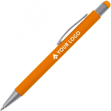 Logo trade promotional products picture of: Metal ballpen touch pen soft touch SALT LAKE CITY