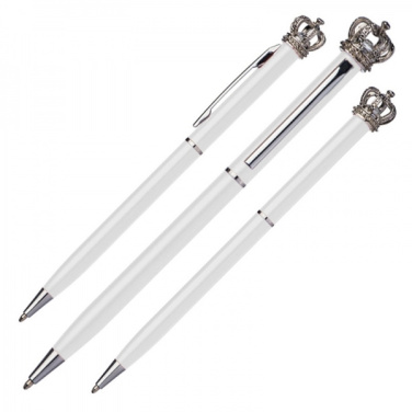 Logo trade promotional product photo of: Metal ballpen KINGS PARK