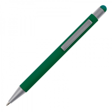 Logo trade advertising product photo of: Metal ballpen touch pen soft touch SALT LAKE CITY