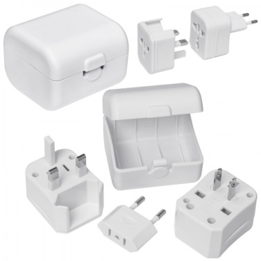 Logo trade promotional products picture of: Travel adapter PERU