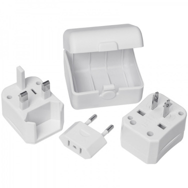 Logo trade advertising product photo of: Travel adapter PERU