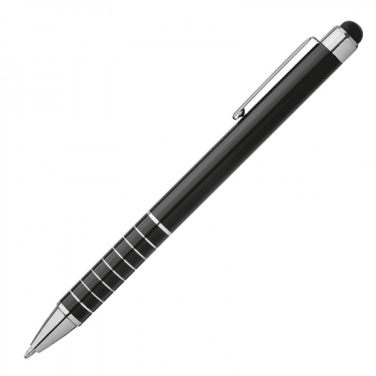 Logo trade corporate gifts picture of: Metal ballpen with touch pen LUEBO