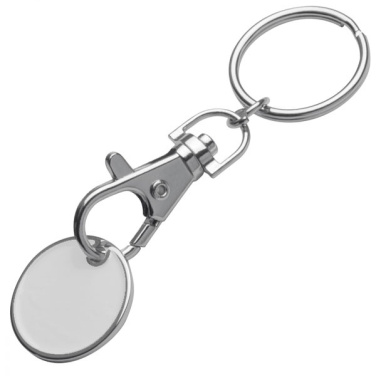 Logotrade promotional products photo of: Keyring with shopping coin ARRAS