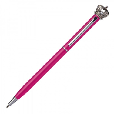 Logo trade promotional item photo of: Metal ballpen KINGS PARK