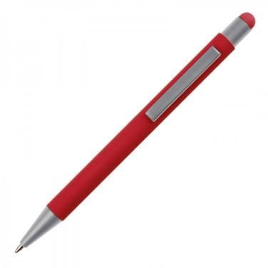 Logotrade promotional giveaway image of: Metal ballpen touch pen soft touch SALT LAKE CITY