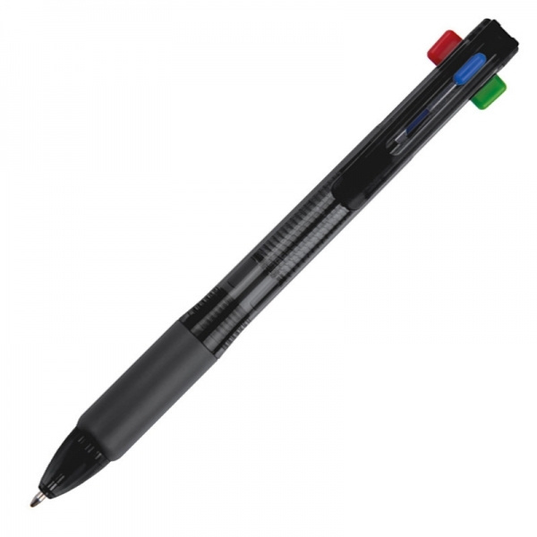 Logotrade promotional giveaway image of: Plastic ballpen 4in1 NEAPEL