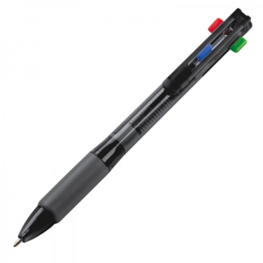 Logo trade promotional product photo of: Plastic ballpen 4in1 NEAPEL