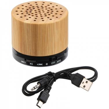 Logotrade promotional merchandise image of: Bamboo bluetooth speaker FLEEDWOOD