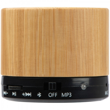 Logo trade advertising product photo of: Bamboo bluetooth speaker FLEEDWOOD