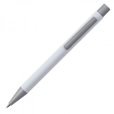 Logo trade promotional product photo of: Metal ballpen soft touch ABU DHABI