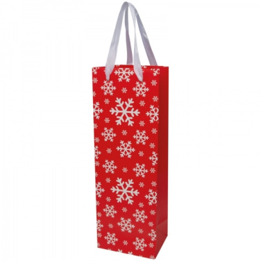 Logotrade promotional item picture of: Wine bag in Christmas design LAPLAND