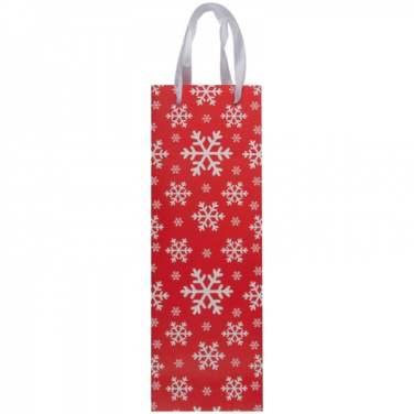 Logotrade corporate gift picture of: Wine bag in Christmas design LAPLAND