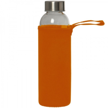 Logo trade promotional merchandise photo of: Glass bottle KLAGENFURT 500 ml