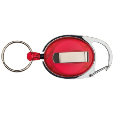 Logotrade advertising product picture of: Ski-Pass with Carabiner Keyring EMPLOYEE