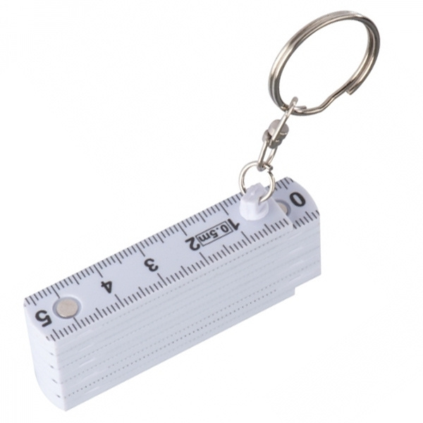 Logotrade advertising products photo of: Keyring with 0,5m ruler