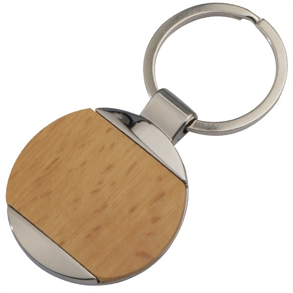 Logotrade promotional giveaway picture of: Wooden keyring LANGHAUS