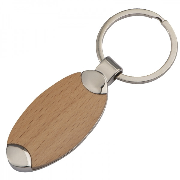 Logo trade advertising products image of: Wooden keyring BALTRUM