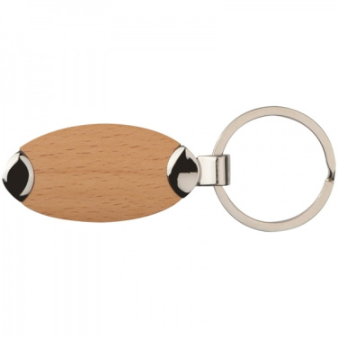 Logotrade promotional gift picture of: Wooden keyring BALTRUM