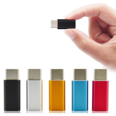 Logo trade promotional giveaways image of: Type-C/micro USB adapter