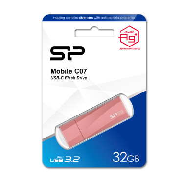 Logo trade promotional gifts picture of: PENDRIVE SILICON POWER MOBILE - C07 3.2 32GB