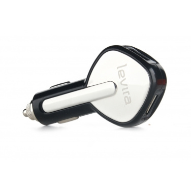 Logo trade corporate gifts picture of: Dual USB Car Charger