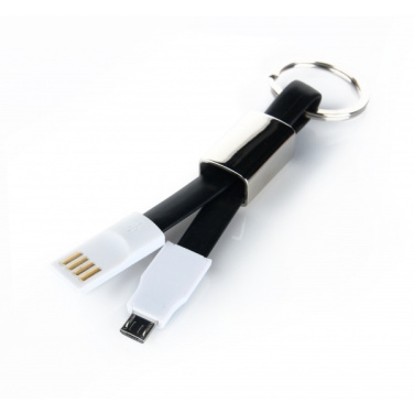 Logotrade promotional gift image of: Data transfer cable and keyring