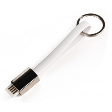 Logotrade promotional items photo of: Data transfer cable and keyring