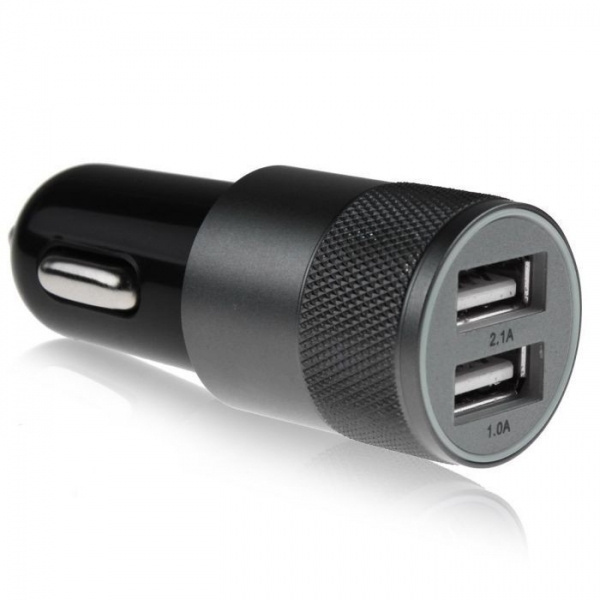 Logo trade promotional merchandise image of: Metal car charger