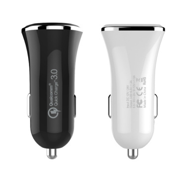 Logo trade promotional giveaway photo of: Car charger (Qualcomm Quick Charge 3.0)