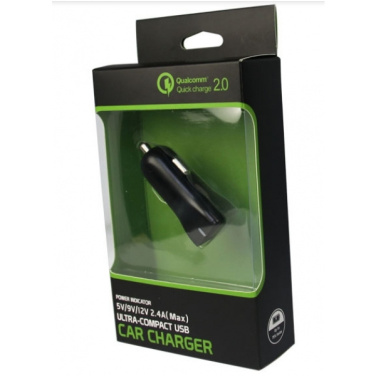 Logotrade promotional gift image of: Car charger (Qualcomm Quick Charge 3.0)