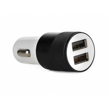 Logo trade business gift photo of: Metal car charger