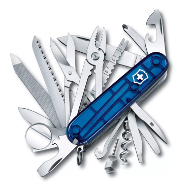 Logo trade promotional product photo of: Pocket knife SwissChamptransparent Victorinox