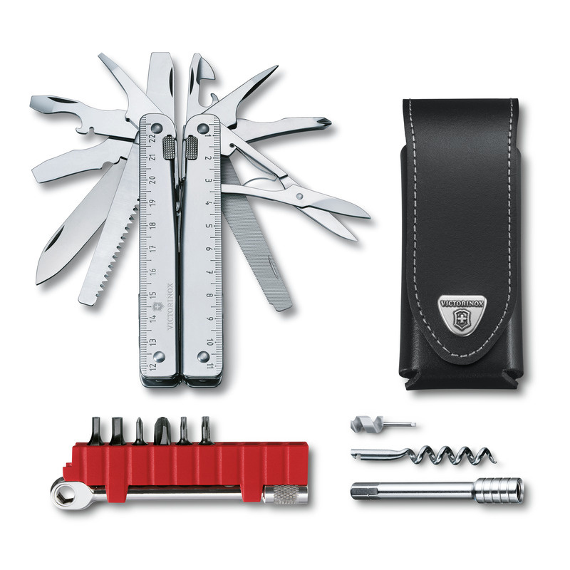 Logo trade promotional merchandise photo of: SwissTool Plus - 39 tools Victorinox