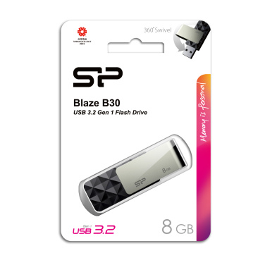 Logo trade business gifts image of: Pendrive Silicon Power Blaze B30 3.1