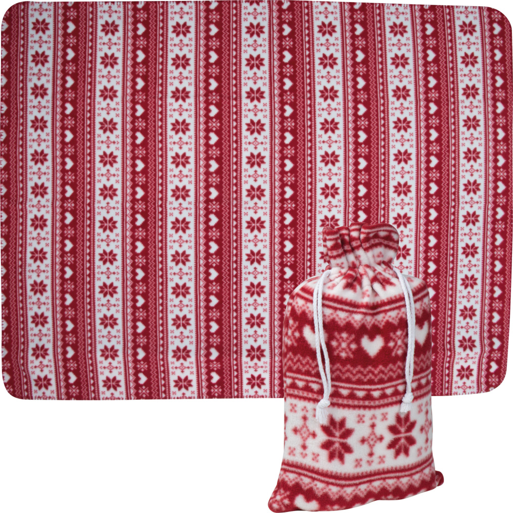 Logo trade promotional products picture of: Christmassy blanket DEBRECEN