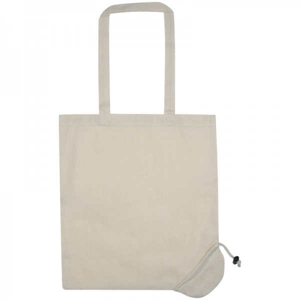 Logo trade promotional items picture of: Foldable cotton bag KLEHOLM