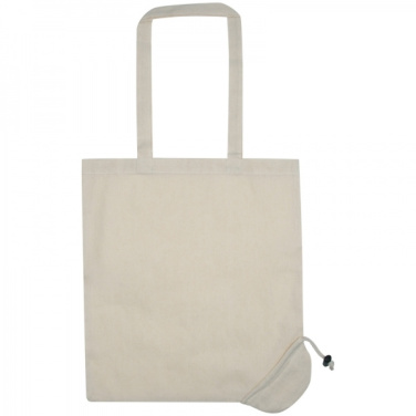 Logo trade corporate gifts image of: Foldable cotton bag KLEHOLM