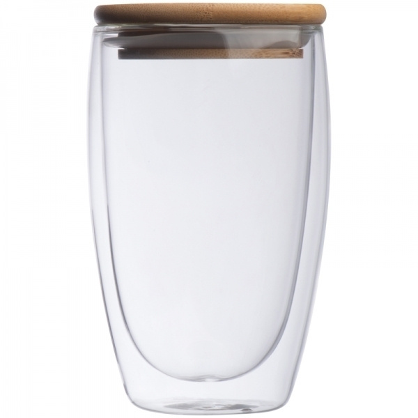 Logo trade promotional giveaway photo of: Double-walled glass ZAKOPANE 500 ml