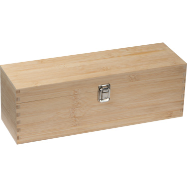 Logotrade business gift image of: Wooden wine box SAINT-ETIENNE