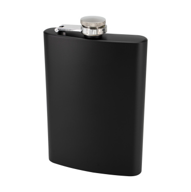 Logo trade promotional products image of: Hip flask OLYMPOS Schwarzwolf