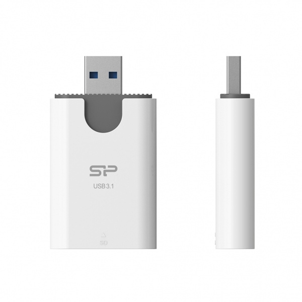 Logotrade promotional item picture of: MicroSD and SD card reader Silicon Power Combo 3.1