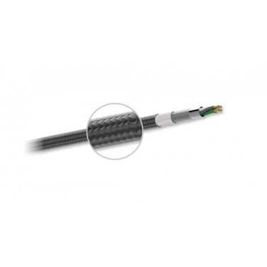 Logo trade promotional gift photo of: Nylon data transfer cable LK30 Type - C Quick Charge 3.0